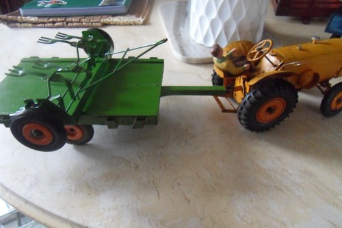 Jouet ancien tracteur cij avec - tracteur,