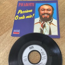 PAVAROTTI Passione / O sole mio 417540 7 Pressage France  1985
