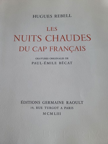 Hugues rebell les nuits - -,