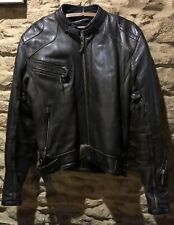 Blouson cuir MAC ADAM Greenfield . Taille L . Couleur Marron Foncé /Noir.