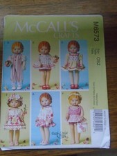 6573 PATRON POUPEE"McCALL'S