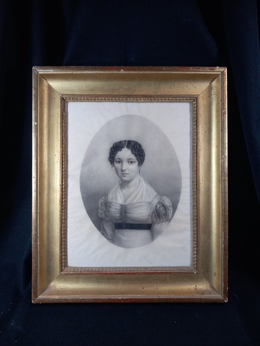Portrait crayon jeune fille - portrait,