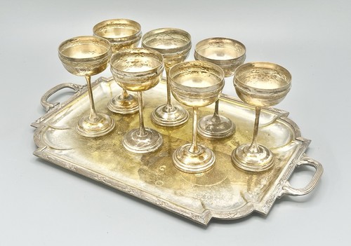 Service liqueur métal - service, à