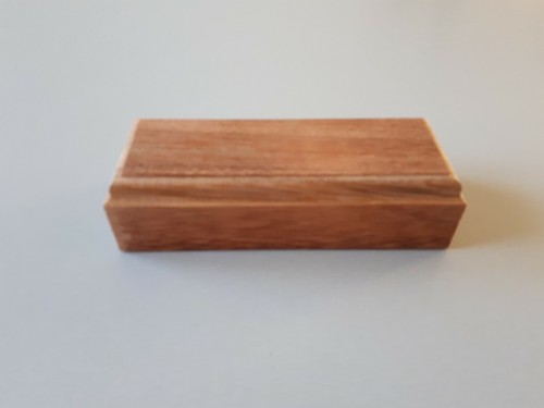 Socle bois exotique pour - socle,