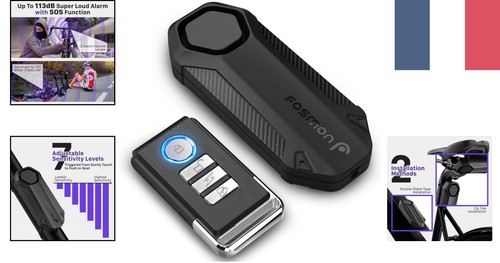Système antivol moto vélo - système,