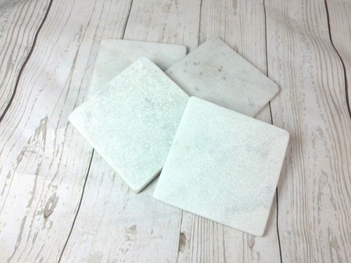 White carrara tumbled - tumbled, marble