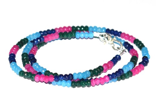 925 argent fin multi jade - multi,