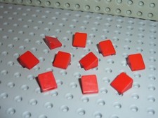 10 x LEGO Red Slope Brick Réf
