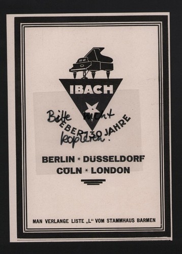 Barmen advertising 1925 - advertising,