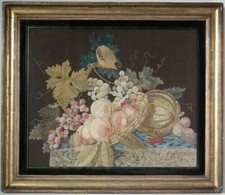 Oiseau En Laine Et Soie Avec