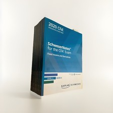 Kaplan Schweser 2020 CFA Program Exam Prep Level II/2 - Set of 5 + Exam, QuickSh