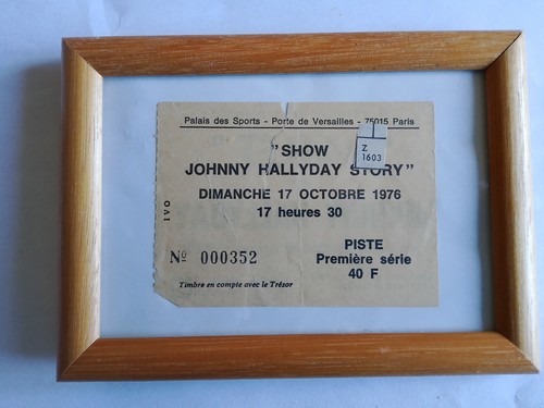Billet concert johnny hallyday - johnny,