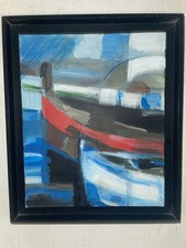 Tableau 8F 46x38 Jean Louis Valera Port De Cannes 