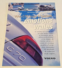 Brochure de Vente VOLVO C70 Coupé Cabriolet - 1999 - Bel Etat.