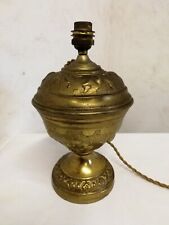 Pied De Lampe Ancien En Laiton