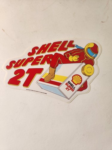 Autocollant huile shell super - huile,