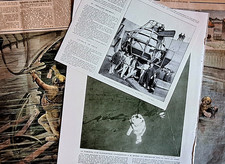 SCAPHANDRIER PLONGEE SOUS MARINE  LOT  JOURNAUX ET DOCUMENTS SUR LE THEME A VOIR