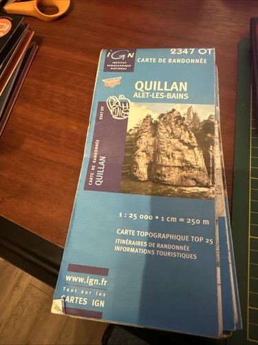 Carte ign randonnée 2347ot - carte,