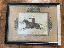 Photographie Militaire Cavalier Cavalerie Ancien XIXeme Photo Cheval