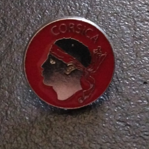 Pin tourisme corse - tourisme, tête