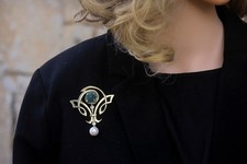 Collier Pendentif &Broche