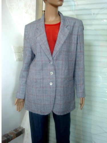 Veste tailleur ecossaise - veste,