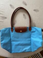 SAC PLIAGE LONGCHAMP BLEU