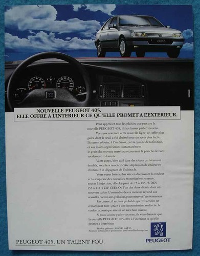 Publicité papier voiture - publicité,