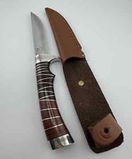 Handmade Italien Chef Couteau – X50CrMoV15 Acier, Acajou Poignée, Rasoir Sharp