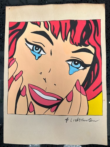 Dessin roy lichtenstein fait - dessin, (fait