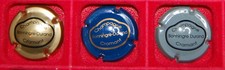 3 Plaque de muselet de champagne Bonningre Durand cramant