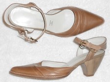 SAN MARINA escarpins cuir camel P 39 TBE