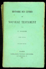E. Jacquier, Histoire des