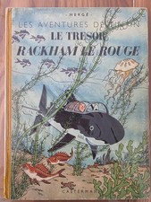 Tintin : le trésor de rackham le rouge (édition 1947 / tranche jaune))
