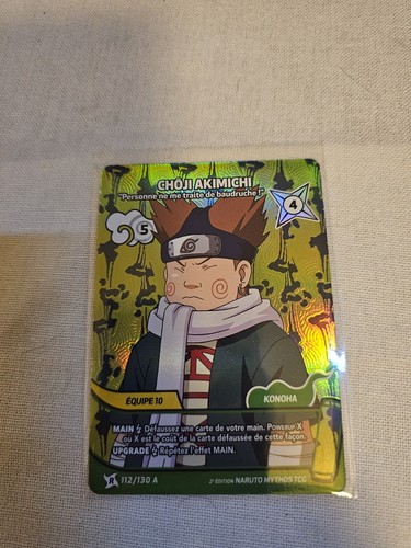 Cartes naruto mythos - cartes,