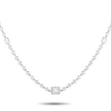 Stunning 18K White Gold 4.50ct Diamond Necklace