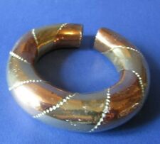 Ancien Bracelet torque Touareg XIXe siècle en bronze braclet slave Afrique