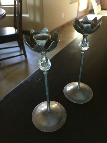 Vintage silver plate lotus - silver,