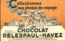 Buvard vintage chocolat