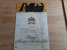 étiquette vin chateau Mouton