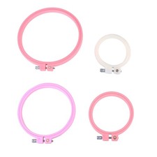 4 PC Cercle À Broder En