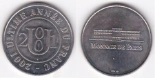 ULTIME ANNEE DU FRANC 2001 , Monnaie de Paris