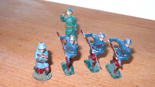 Lot cbg soldats plomb - lot, 5