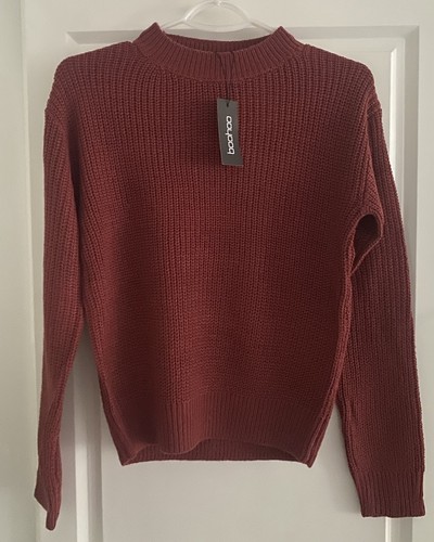 Pull maille rouge berry - pull,