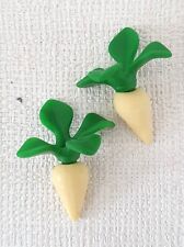 PLAYMOBIL LOT DE 2 NAVETS LEGUMES MARRON CLAIR EPOQUE 1900...
