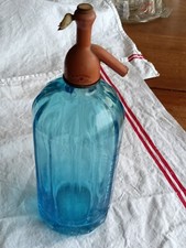 Siphon à eau de seltz bleu