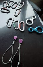 Lots mousquetons escalade,P.Allain Laprade, Claudius Simond Chamonix, Bonaiti...