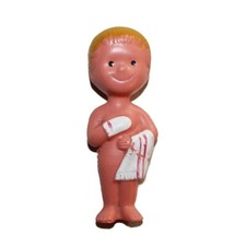 Ancienne poupée publicitaire Morvan / Eau de Cologne Mont Saint Michel 11.5 cm