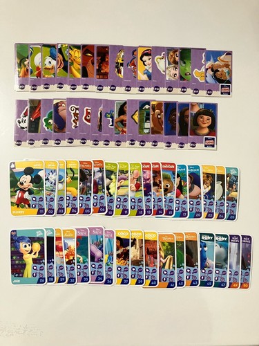 Cartes autocollants disney - et,
