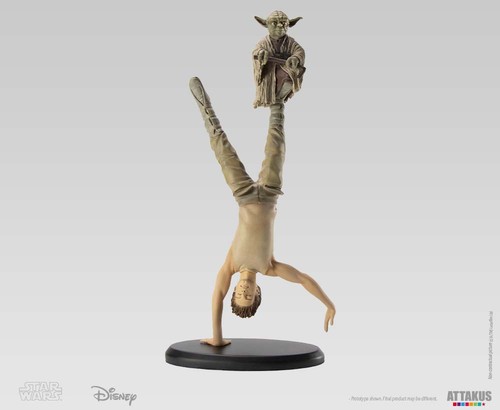 Figurine résine yoda luke - yoda,
